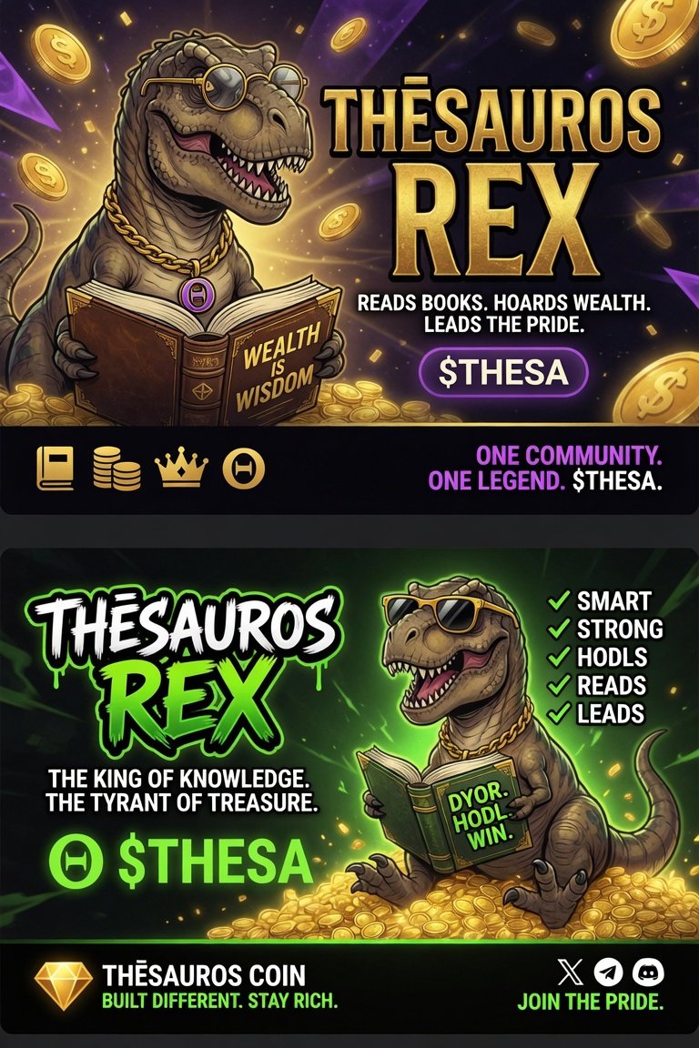 Thesaurus Rex — Reads Books, Hoards Wealth, Leads the Pride